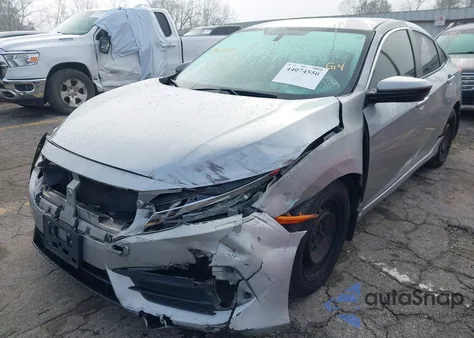 2016 Honda Civic Lx из США, поврежденный, VIN 19XFC2F5XGE027403